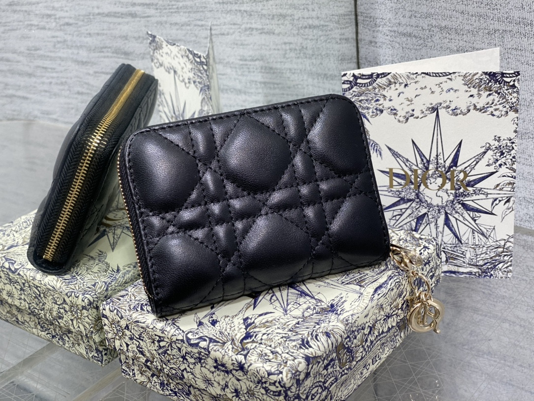 Lady D*0r Voyageur Small Coin Purse CARD HOLDER