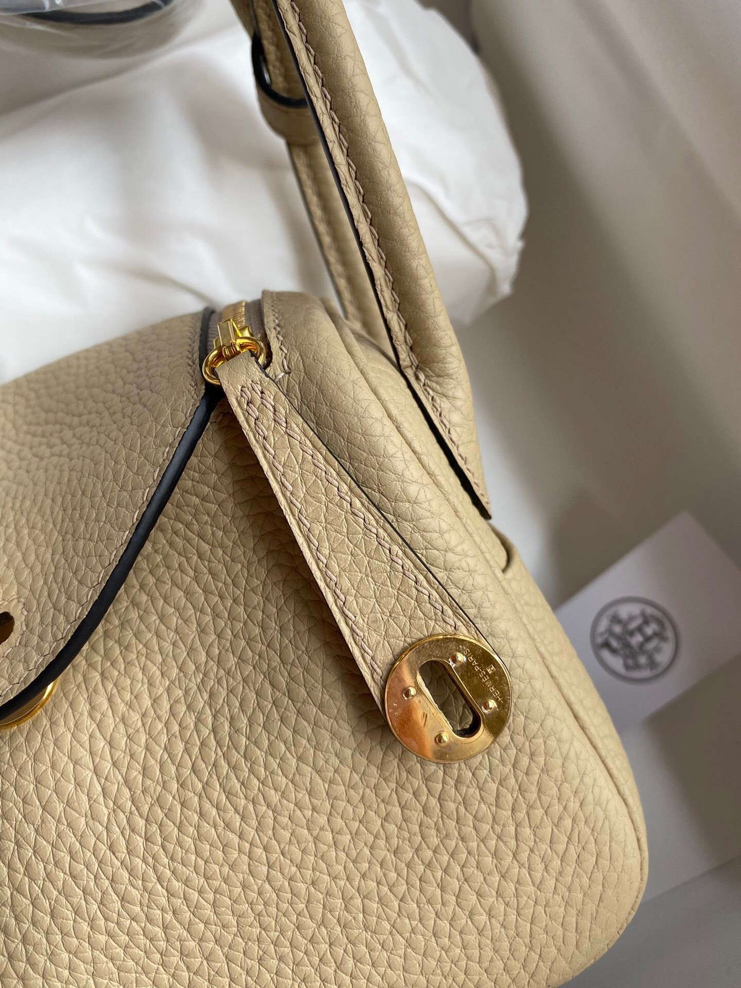 H**mes Mini lindy 19cm