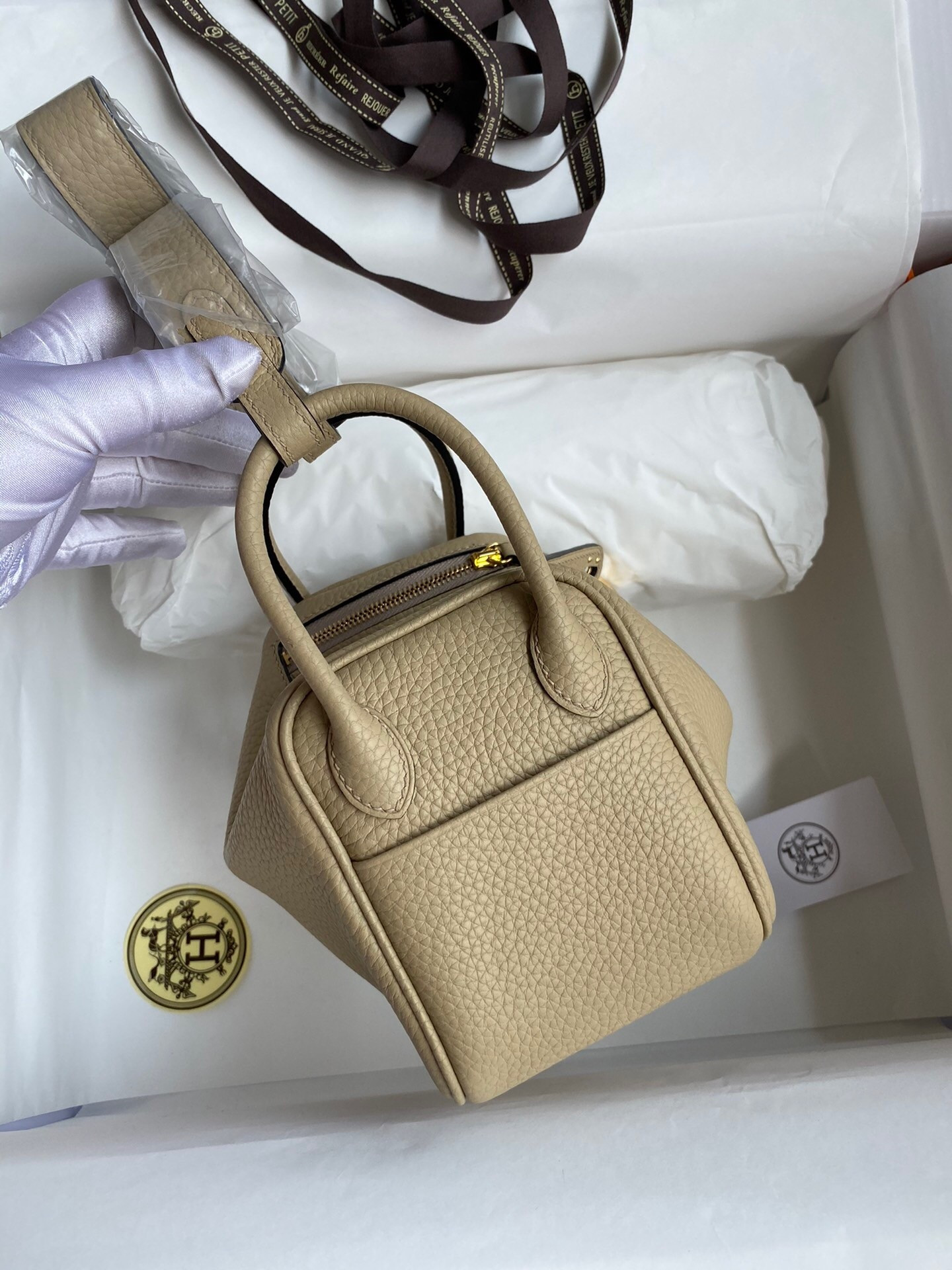 H**mes Mini lindy 19cm