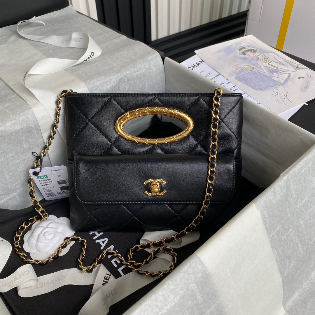 Ch*el 24B Evening Bag 19x25X3cm