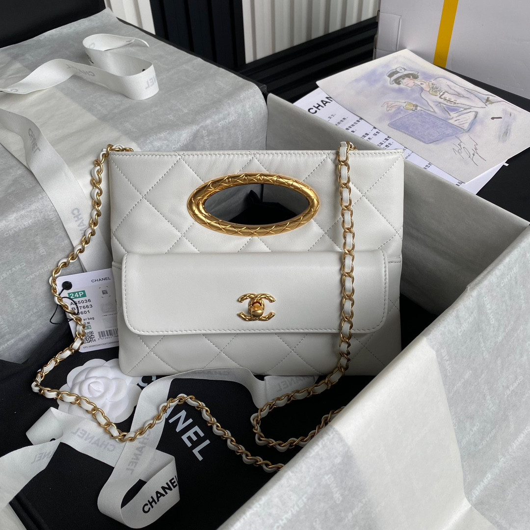 Ch*el 24B Evening Bag 19x25X3cm