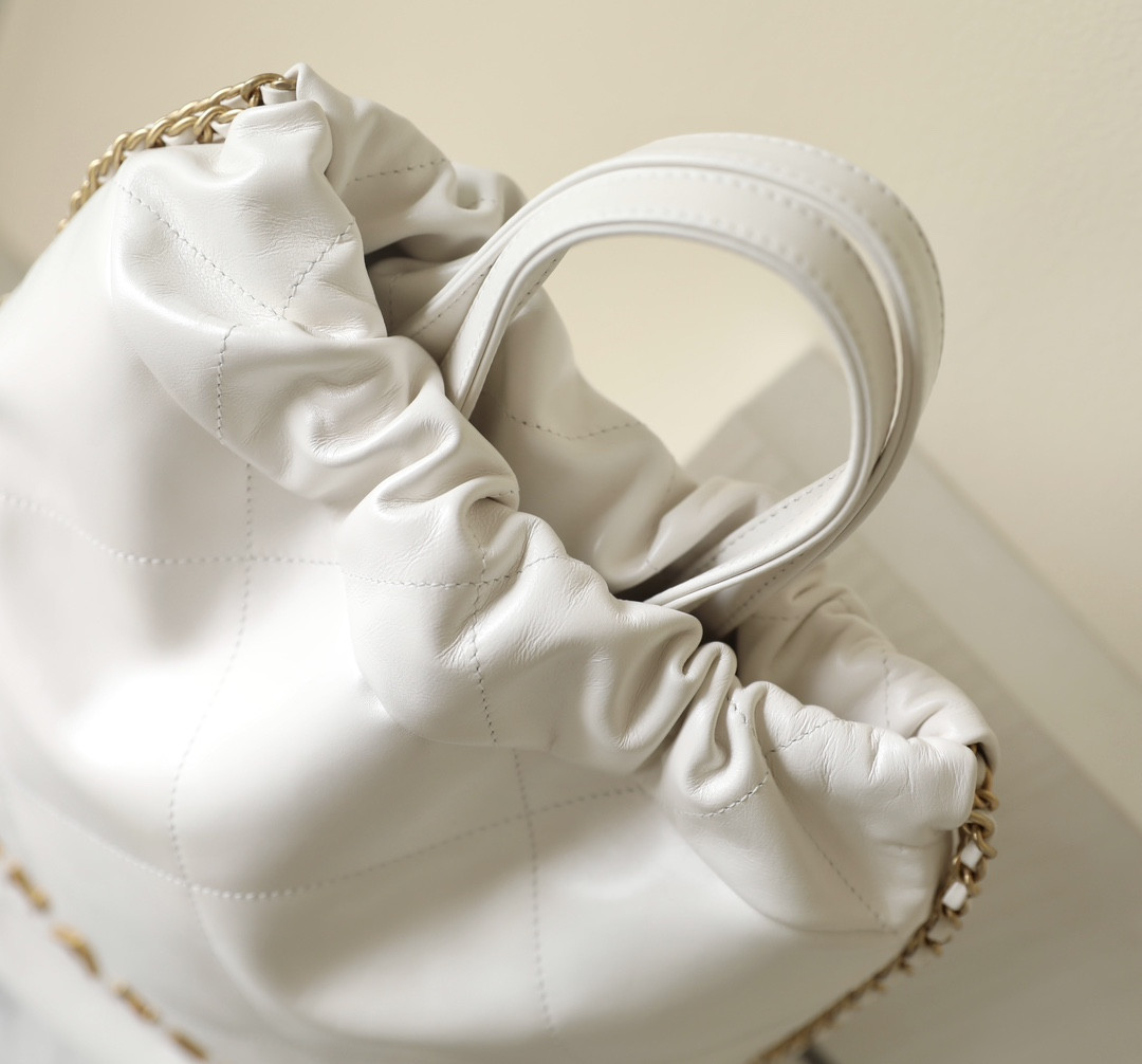 Ch*el 22 handbag calfskin 29x34x10.5cm