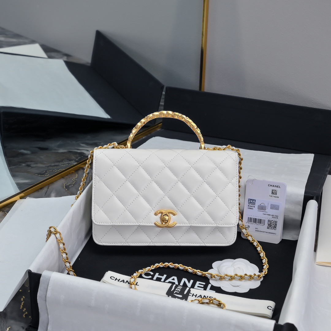 Ch*el Clutch With Chain 19cm