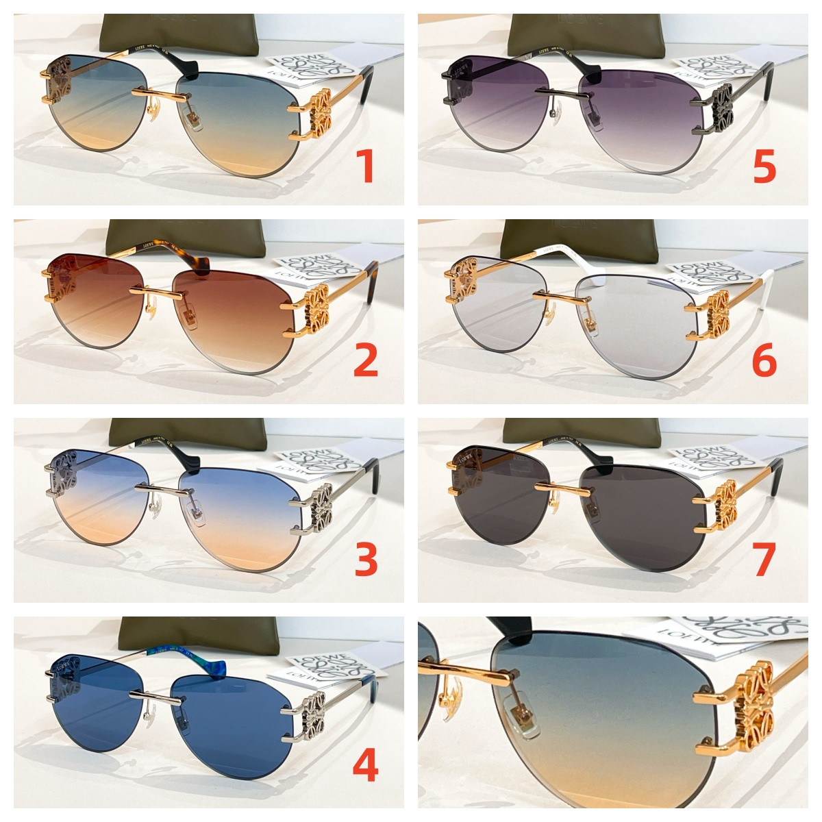 L0ew* glasses lw5092s 141-0-142