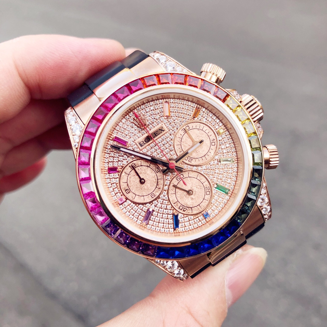 R*l*x oyster perpetual cosmograph rainbow daytona 40mm