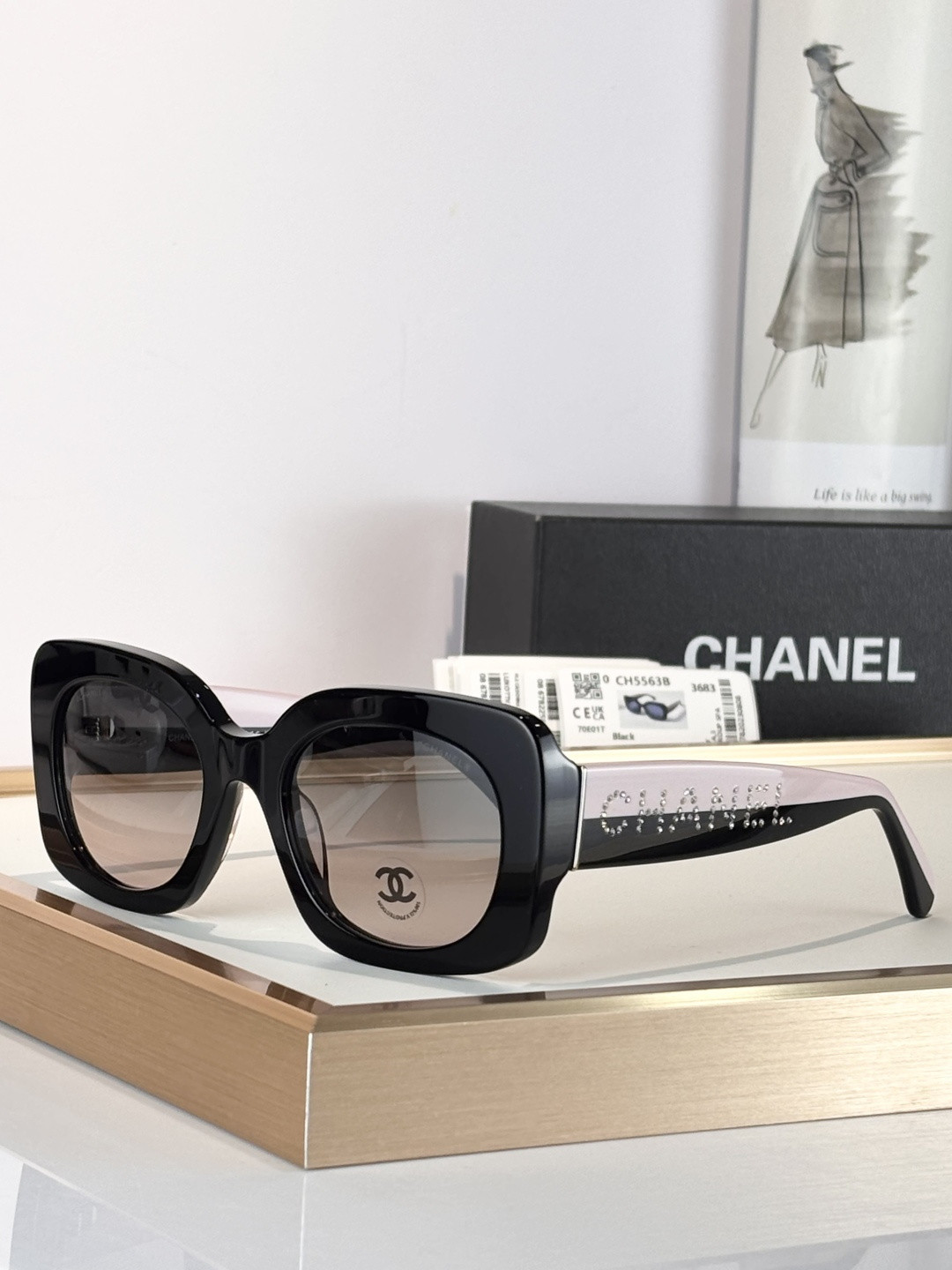 Ch*el glasses ch5563b 53-21-140