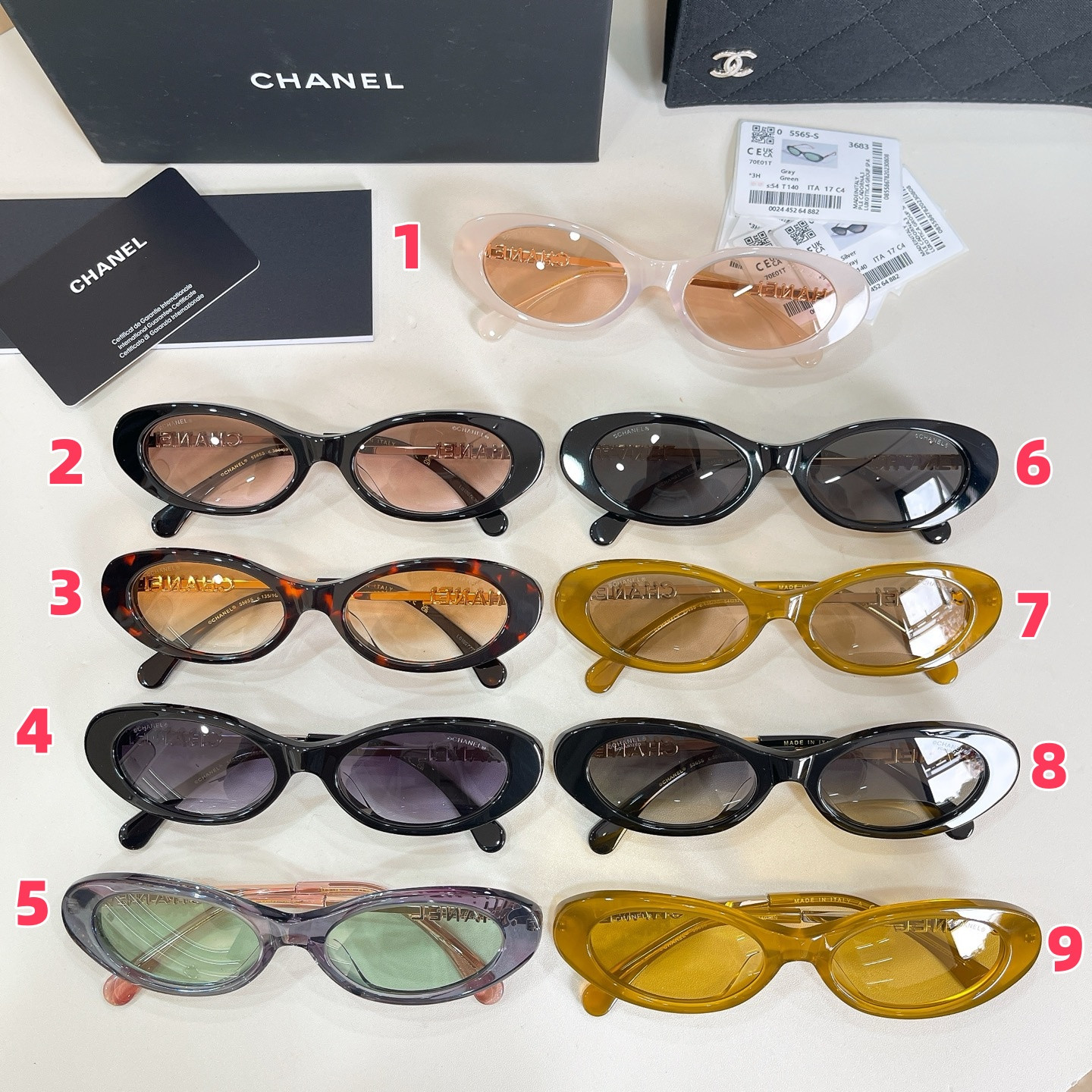 Ch*el glasses 5565s 54-17-140