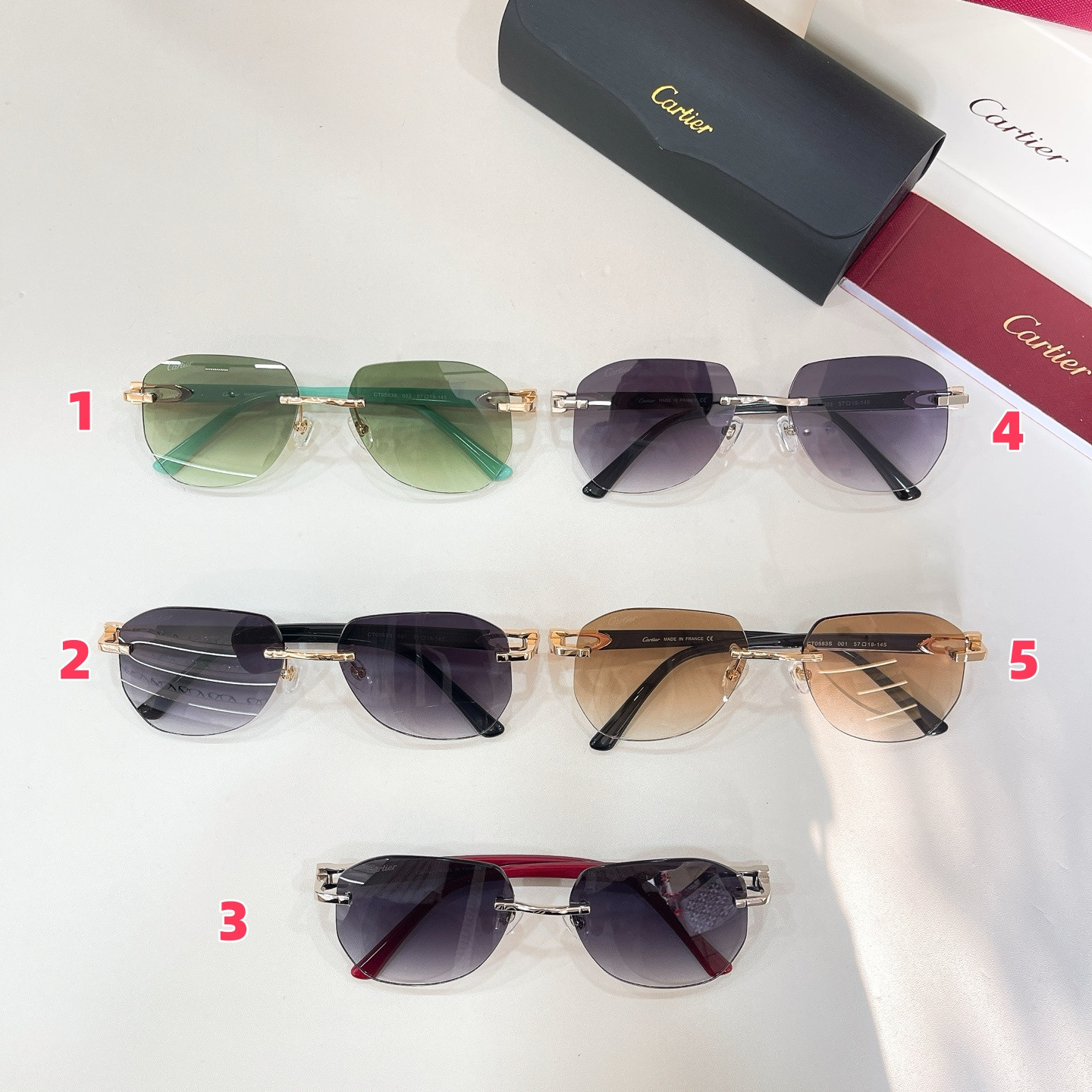 Ca*t*er glasses ct0583s 57-18-145