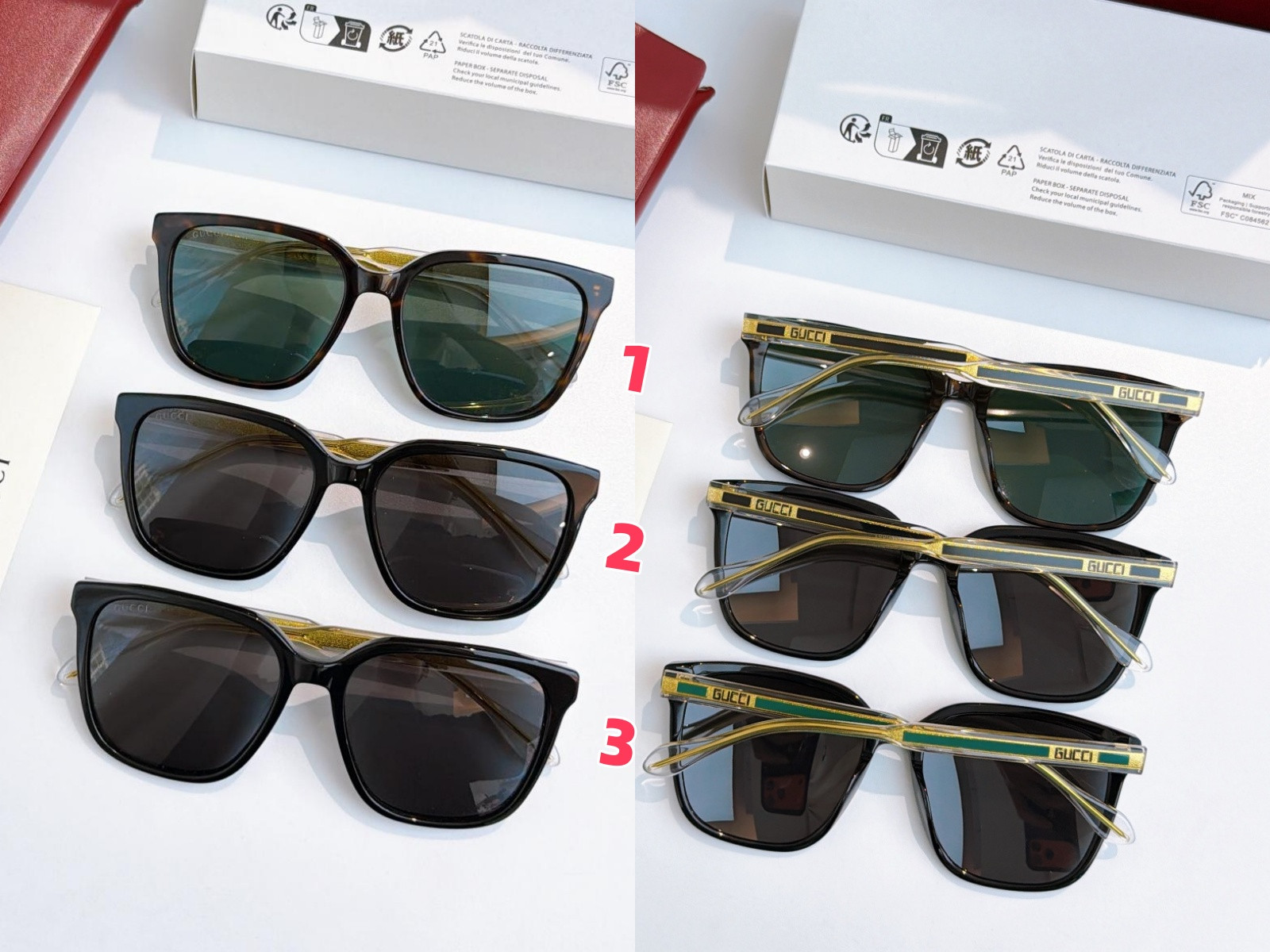 G*u*i glasses gg 1121sa 56-18-150