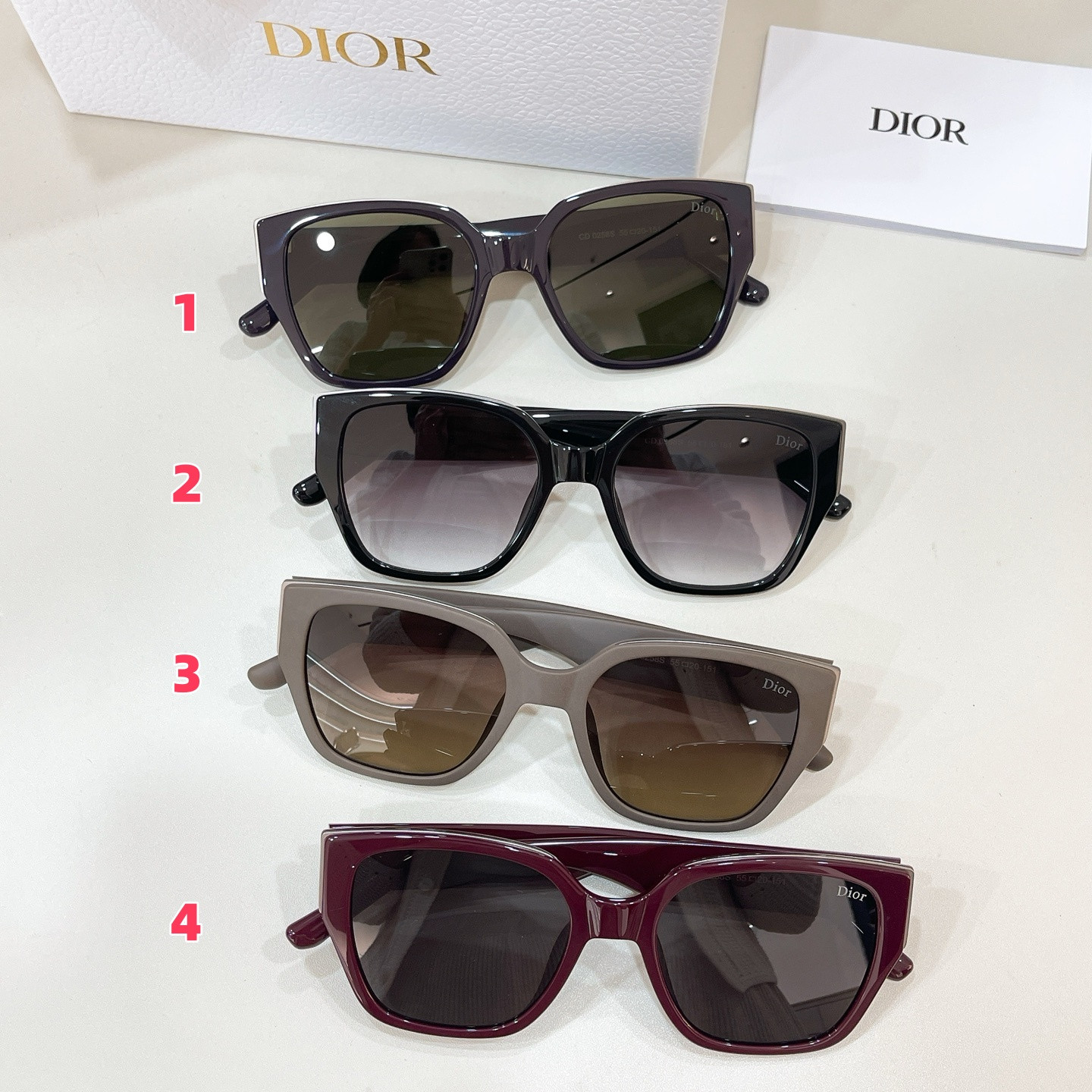 D*or glasses cd0258s 55-20-151