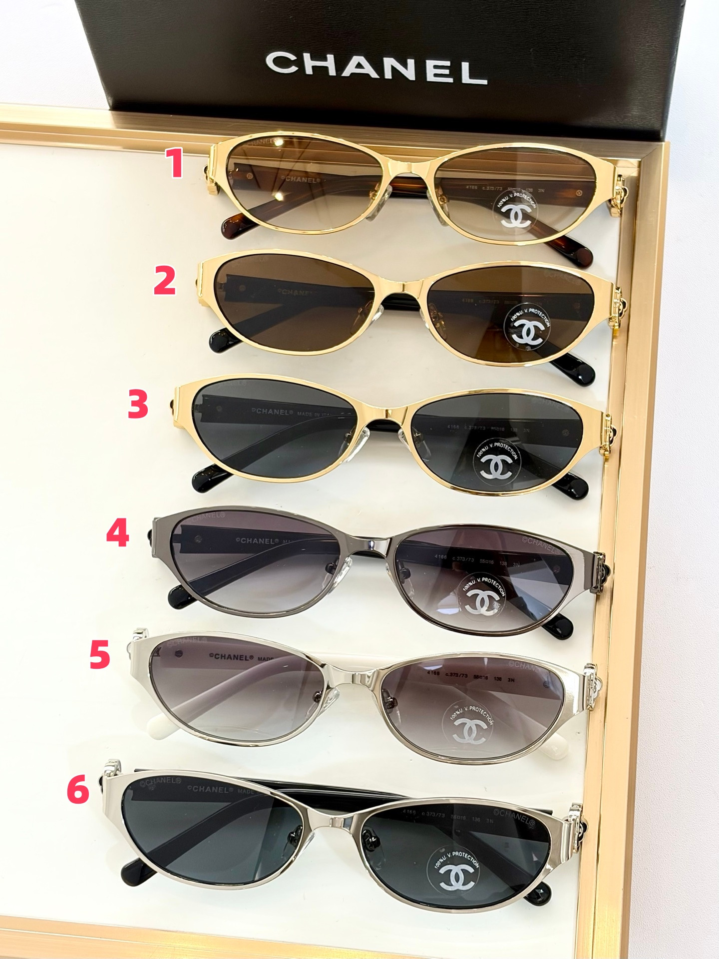 Ch*el glasses ch4166 55-18-138