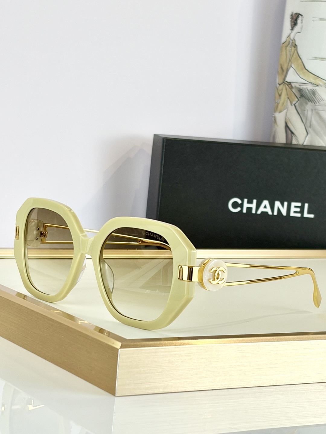 Ch*el glasses ch5513-h 55-20-135