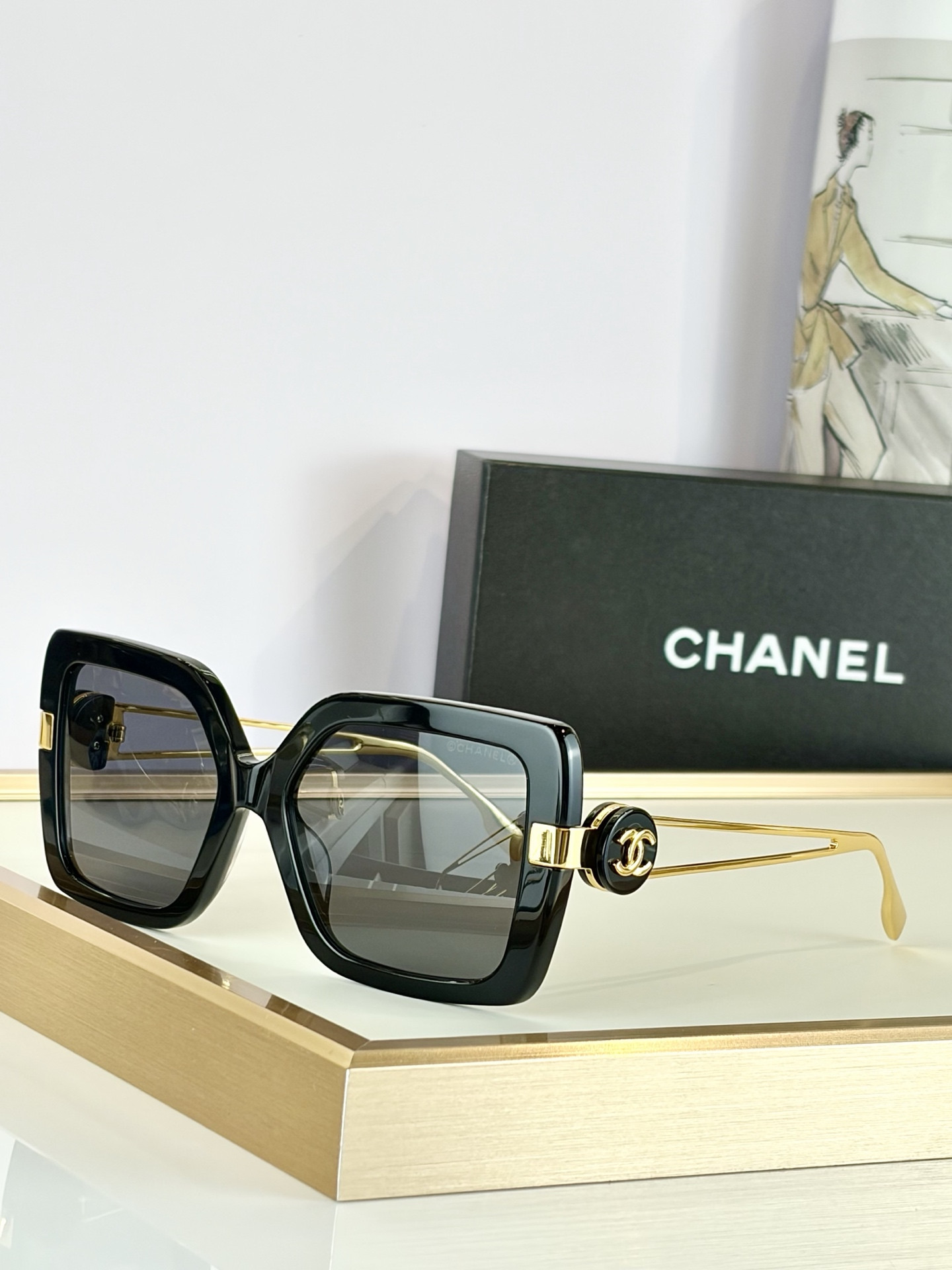 Ch*el glasses ch5512-h 56-18-145