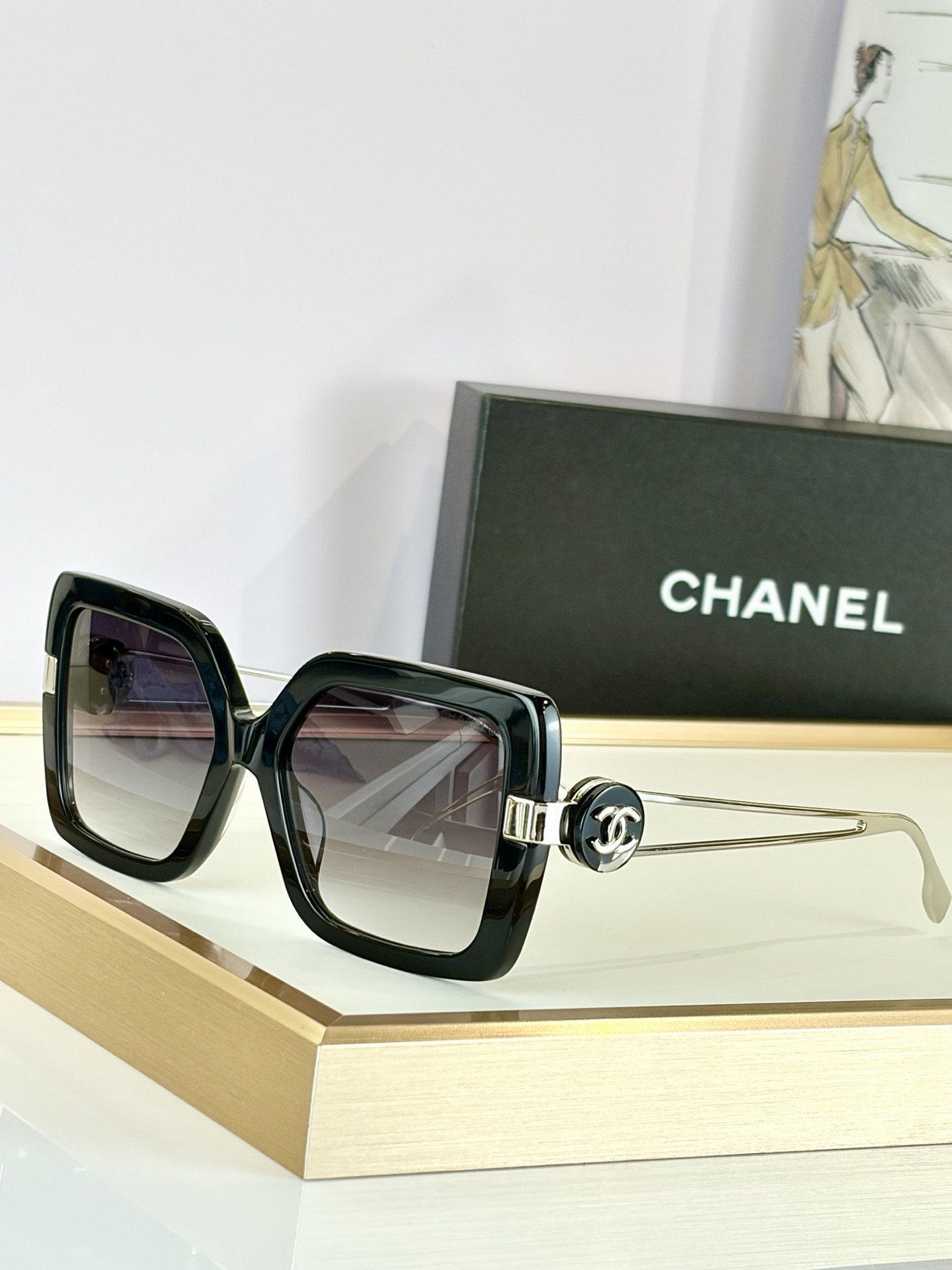 Ch*el glasses ch5512-h 56-18-145