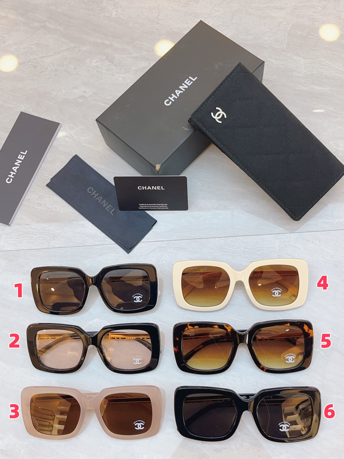 Ch*el glasses ch6047 55-15-145