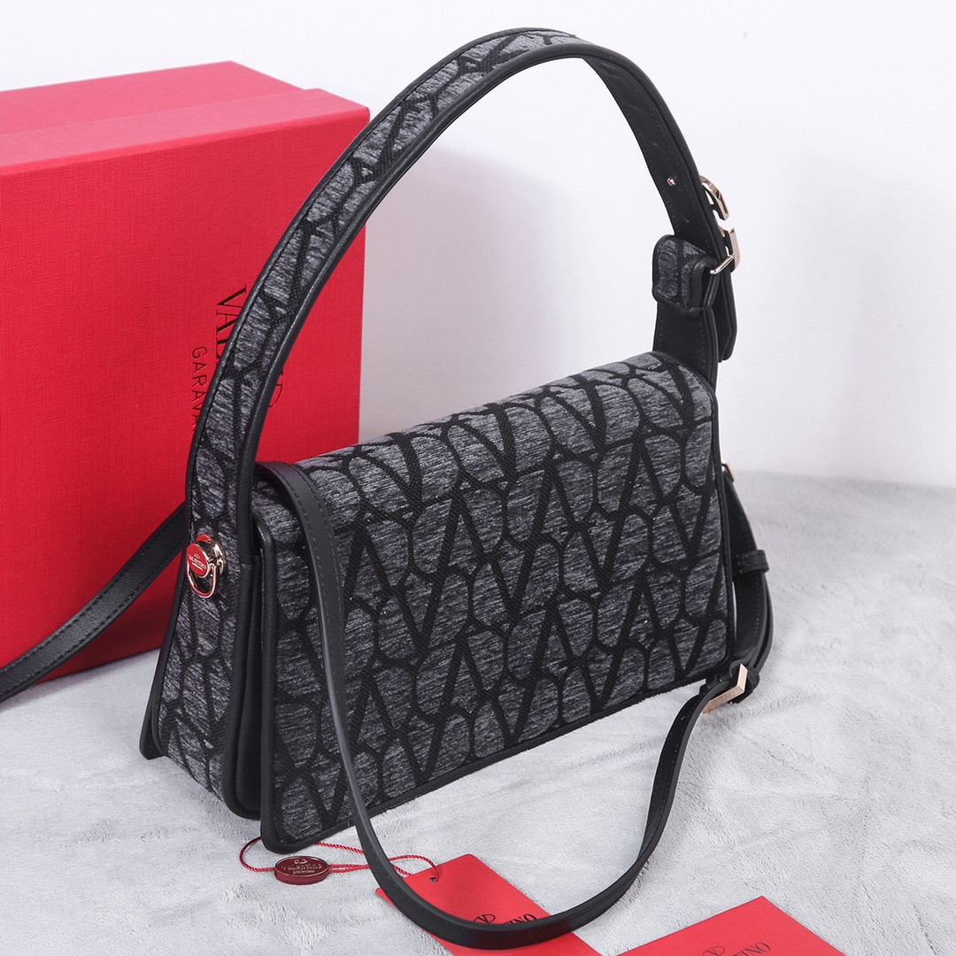 Va1e*ntin0 garavani le grand deuxième toile iconographe bag 28x25x6cm