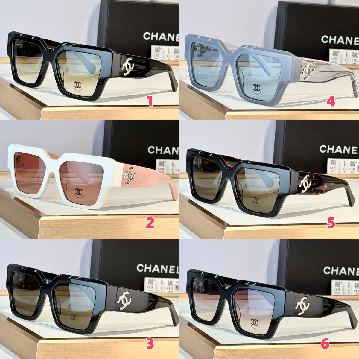 Ch*el glasses ch5076 54-18-135